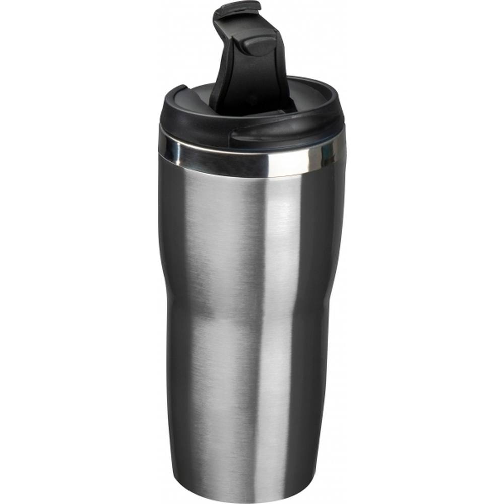 Kubek termiczny ZADAR 400 ml - z logo z własnym nadrukiem, kolor szary
