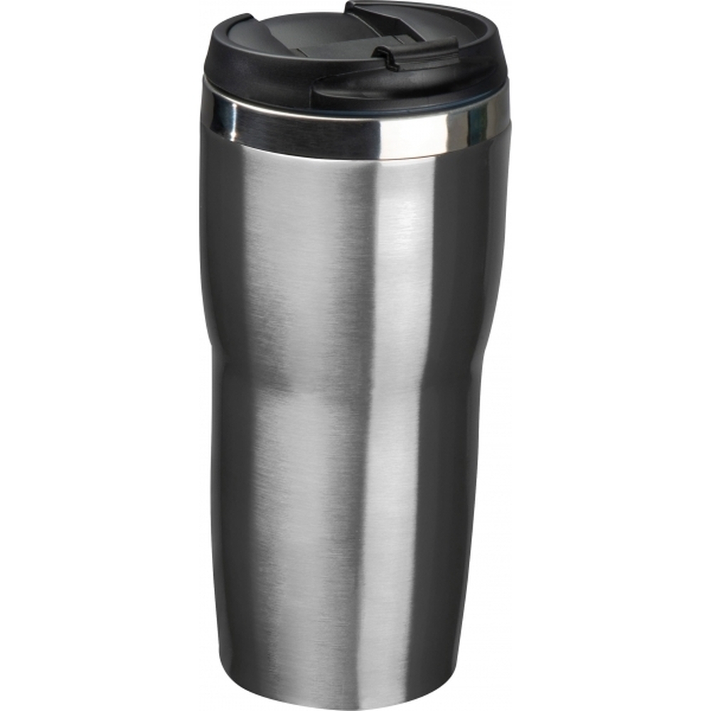 Kubek termiczny ZADAR 400 ml - z logo z własnym nadrukiem, kolor szary