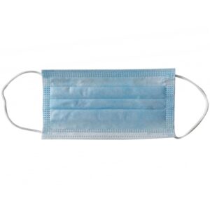 Maseczka ochronna - z logo z własnym nadrukiem, kolor jasnoniebieski