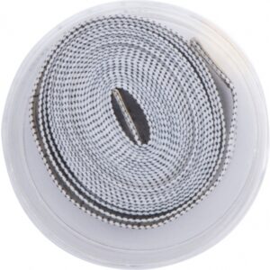 Taśma miernicza 1,5m BINCHE - z logo z własnym nadrukiem, kolor biały