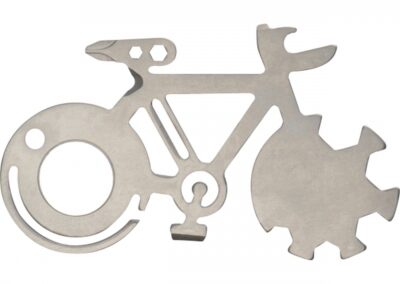 Narzędzie wielofunkcyjne OVIEDO - z logo z własnym nadrukiem, kolor szary