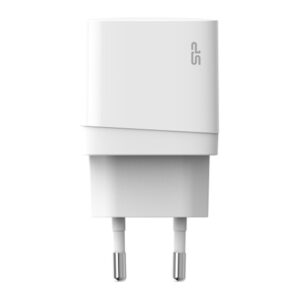 ŁADOWARKA SIECIOWA BOOST CHARGER (US, EU) QM10 SILICON POWER - z logo z własnym nadrukiem, kolor biały