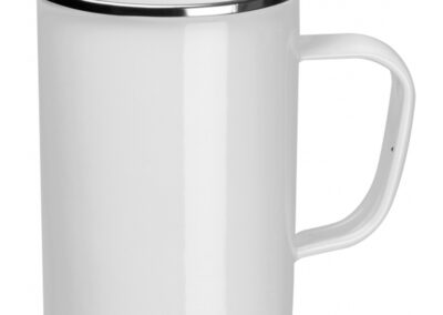 Emaliowany kubek do sublimacji ADELAINE 550 ml - z logo z własnym nadrukiem