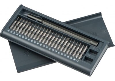 Zestaw narzędzi SAO VICENTE - z logo z własnym nadrukiem, kolor ciemnoszary