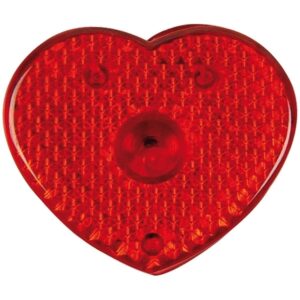 Światełko odblaskowe CINCINNATI - z logo z własnym nadrukiem, kolor czerwony