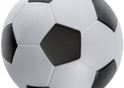 Piłeczka antystresowa DERBY - z logo z własnym nadrukiem, kolor biały
