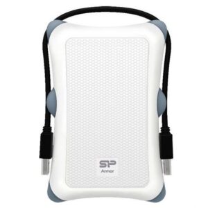 Przenośny dysk Armor A30, 1TB Silicon Power - z logo z własnym nadrukiem, kolor biały