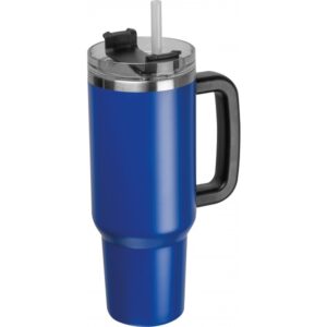 Kubek termiczny XXL TEL AVIV 1200 ml - z logo z własnym nadrukiem, kolor niebieski