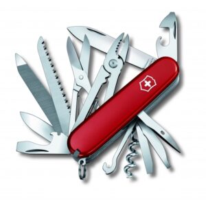 Scyzoryk Handyman Victorinox - z logo z własnym nadrukiem, kolor czerwony