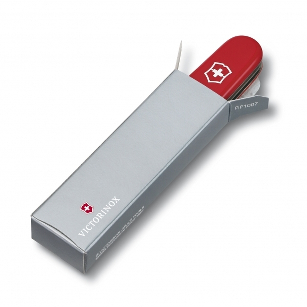 Scyzoryk Ranger Victorinox - z logo z własnym nadrukiem, kolor czerwony
