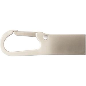 Pendrive metalowy 8GB 2.0 LAS CRUCES - z logo z własnym nadrukiem, kolor szary