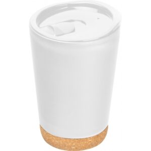 Kubek plastikowy PRESTON 280 ml - z logo z własnym nadrukiem, kolor biały