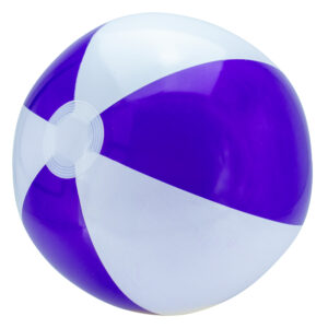 Piłka plażowa Ø 26cm KEY WEST - z logo z własnym nadrukiem, kolor fioletowy