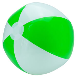 Piłka plażowa Ø 26cm KEY WEST - z logo z własnym nadrukiem, kolor jasnozielony