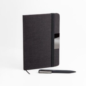 Zestaw upominkowy z notesem / Set Proust z własnym nadrukiem, kolor Czarny