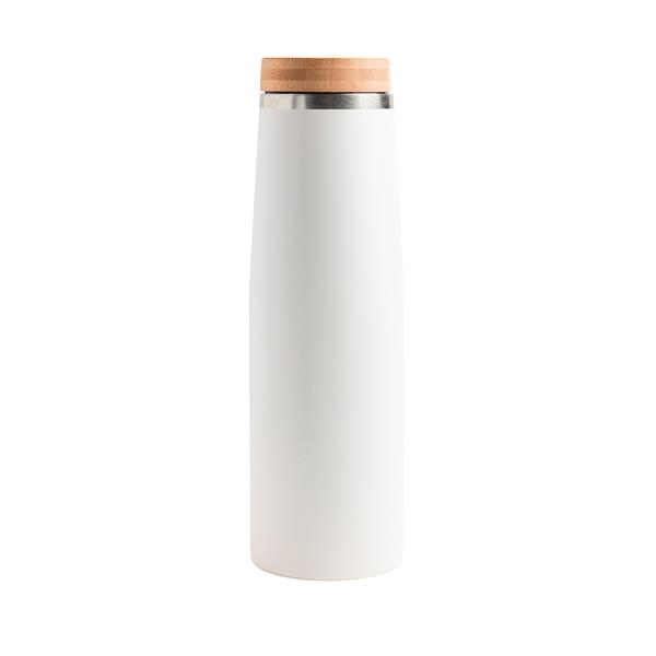 Butelka termiczna 550 ml / Bambottle z własnym nadrukiem, kolor Biały
