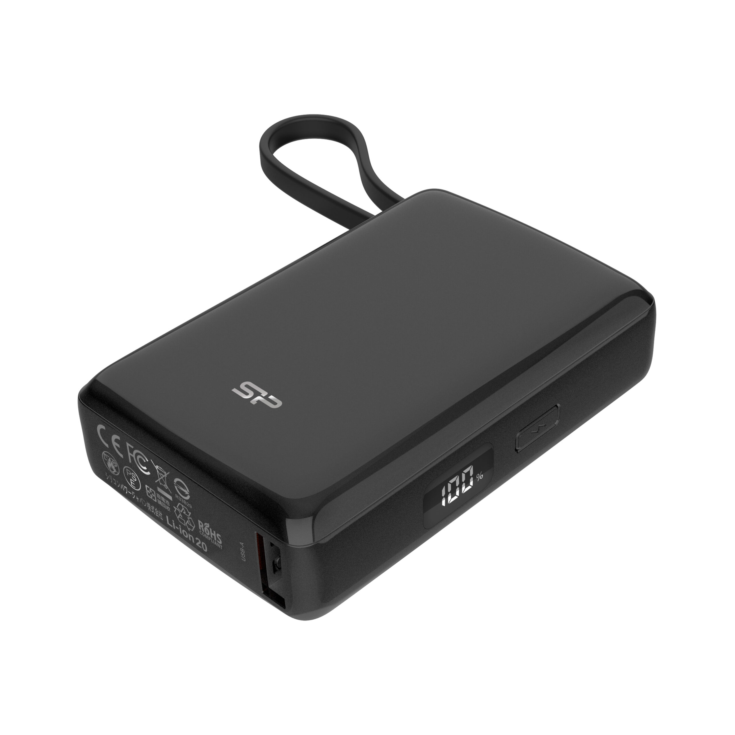 Power bank 10000 mAh CP10 Silicon Power - z logo z własnym nadrukiem