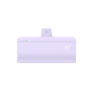 Power bank QD50 5000 mAh Silicon Power - z logo z własnym nadrukiem, kolor fioletowy