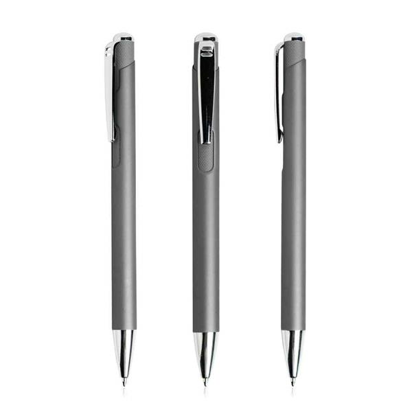 Długopis metalowy / Writzilver z własnym nadrukiem, kolor Ciemnoszary