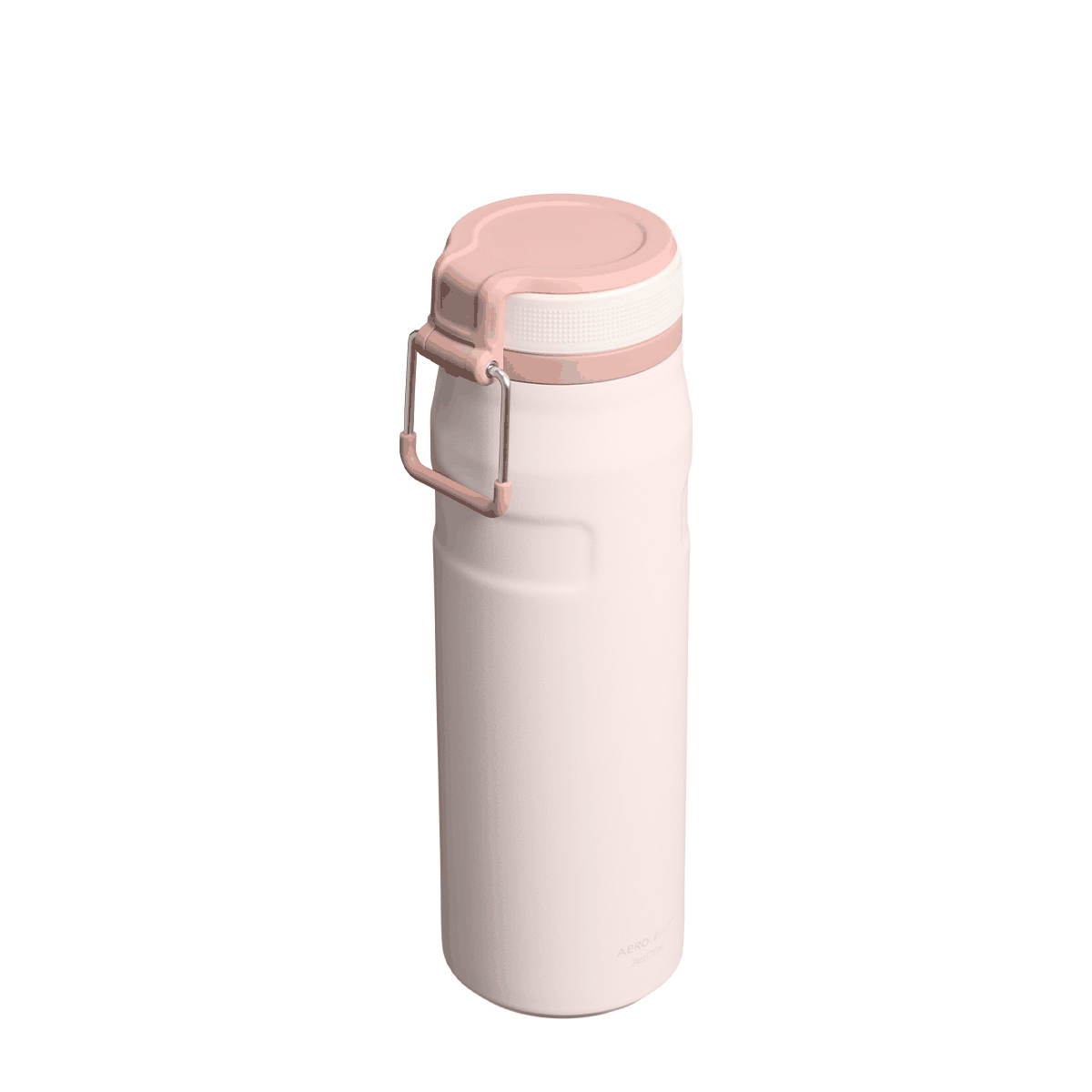 Butelka The IceFlow Bottle Twist Flip 0.7L / 24oz z własnym nadrukiem, kolor Rose Quartz