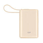beżowy Power bank 10000 mAh CP10 Silicon Power – z logo