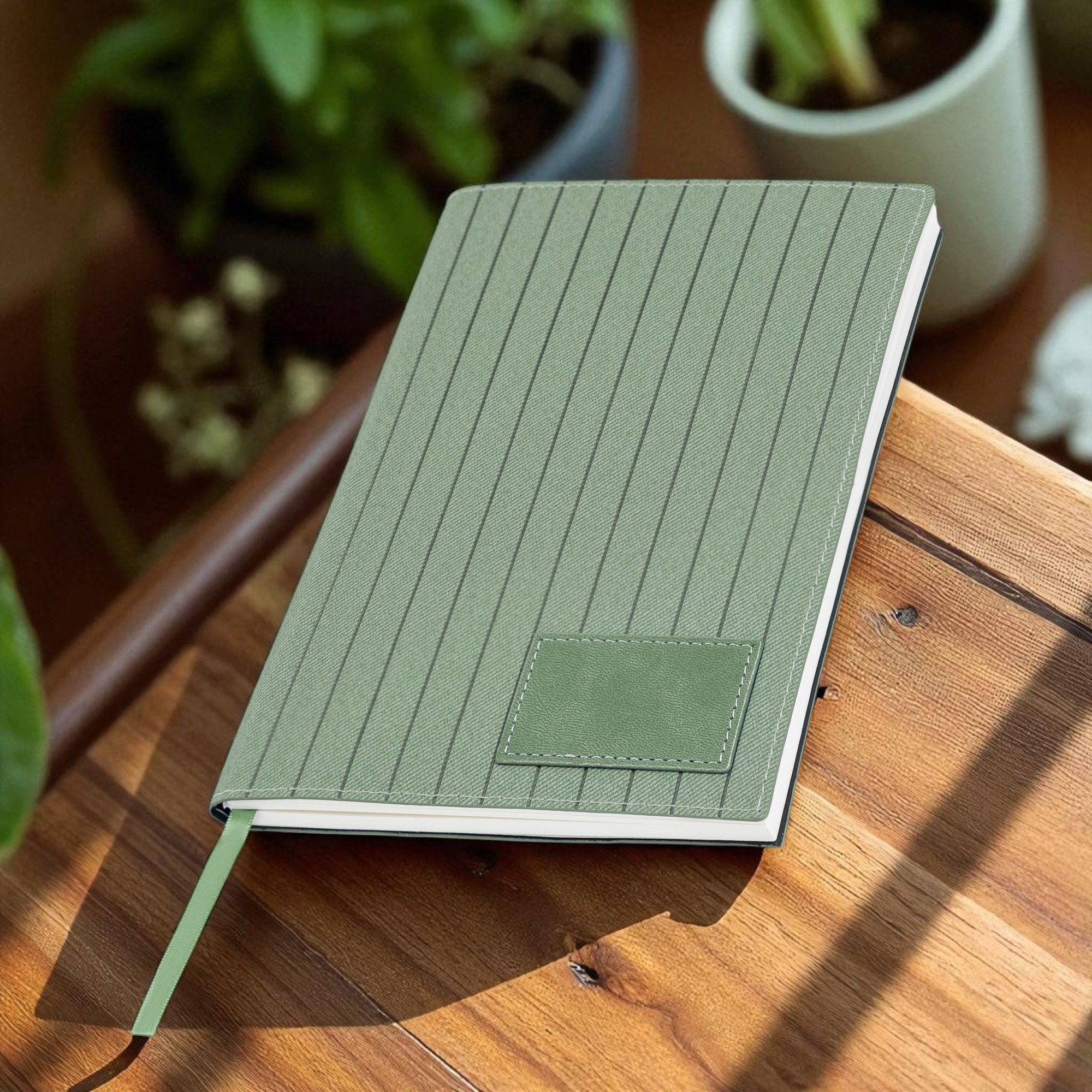Notes A5 / Danote z własnym nadrukiem, kolor Olive Green