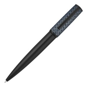 Długopis Arche Monogram Black & Navy z własnym nadrukiem, kolor Granatowy