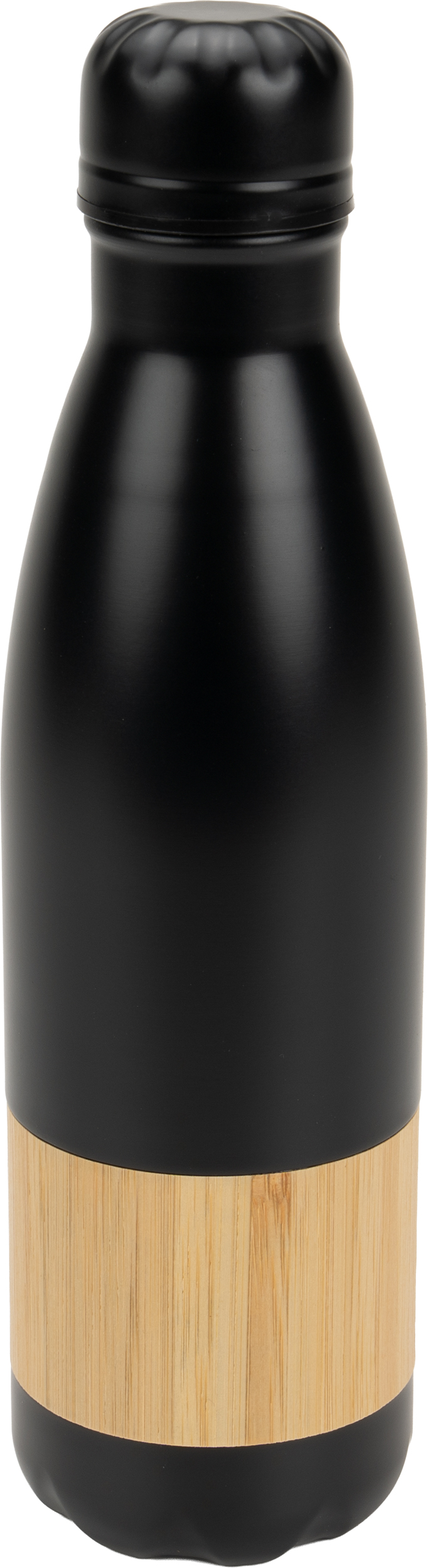 Butelka stalowa KOBE 750 ml - z logo z własnym nadrukiem, kolor czarny