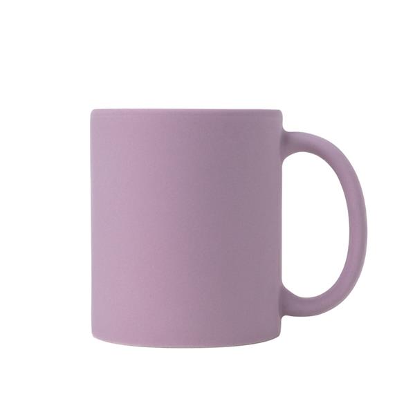 Kubek ceramiczny 325 ml / MateMug z własnym nadrukiem, kolor Fioletowy