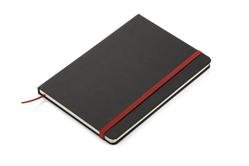 Notes KORYO A5 z własnym nadrukiem, kolor czerwony