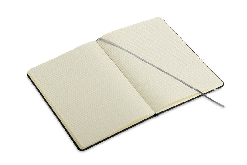 Notes KORYO A5 z własnym nadrukiem, kolor srebrny