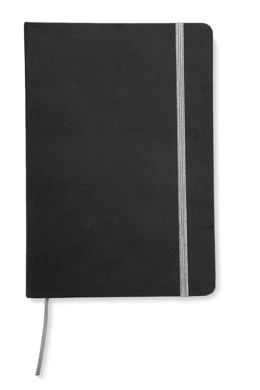 Notes KORYO A5 z własnym nadrukiem, kolor srebrny
