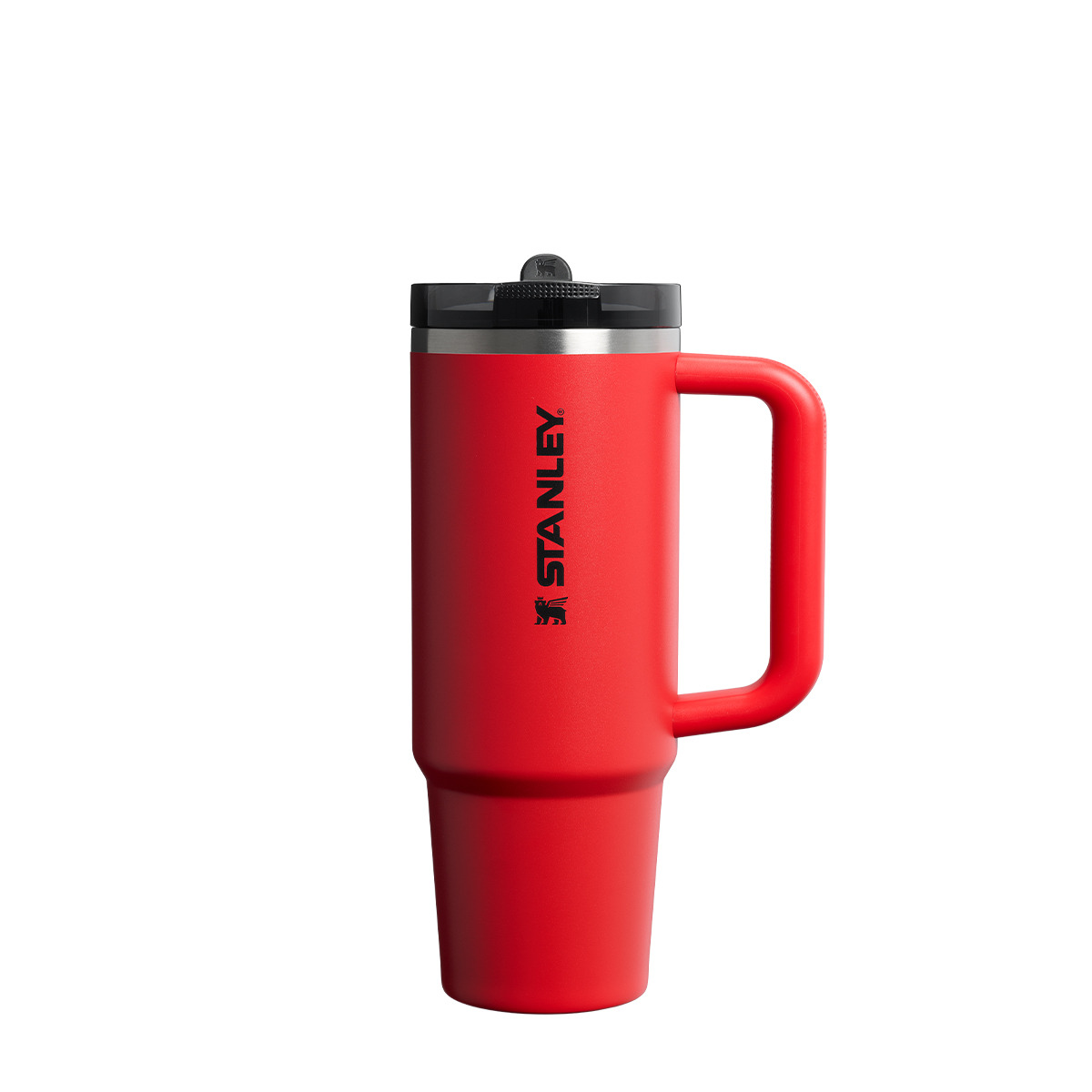 Kubek Stanley Quencher ProTour Flip Straw 0,89l z własnym nadrukiem, kolor Chili Black