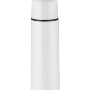 Termos VARMO 500 ml z własnym nadrukiem, kolor biały