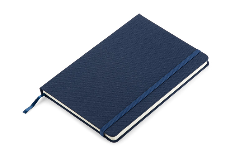 Notes LAPRE A5 z własnym nadrukiem, kolor granatowy