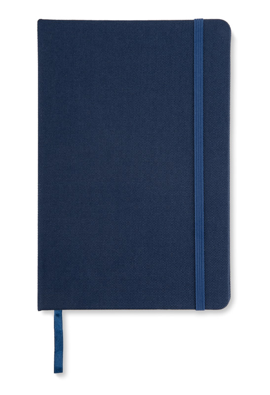 Notes LAPRE A5 z własnym nadrukiem, kolor granatowy