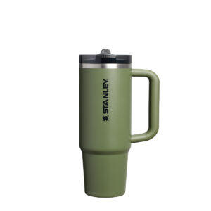 Kubek Stanley Quencher ProTour Flip Straw 0,89l z własnym nadrukiem, kolor Dried Pine