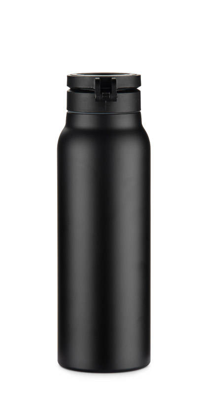 Butelka termiczna z uchwytem magnetycznym MAGHOLD 700 ml z własnym nadrukiem, kolor czarny