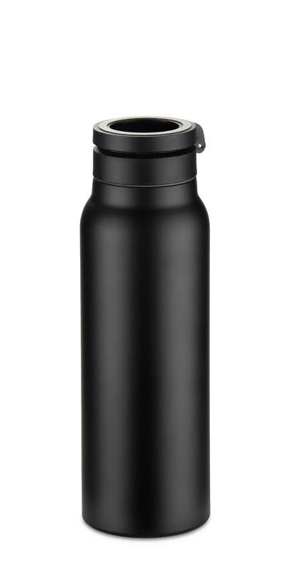 Butelka termiczna z uchwytem magnetycznym MAGHOLD 700 ml z własnym nadrukiem, kolor czarny