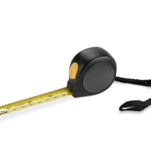 Miara GRIPIN 3 m z własnym nadrukiem, kolor czarny