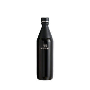 Stanley butelka All Day Slim 0.35 L z własnym nadrukiem, kolor Black Gloss