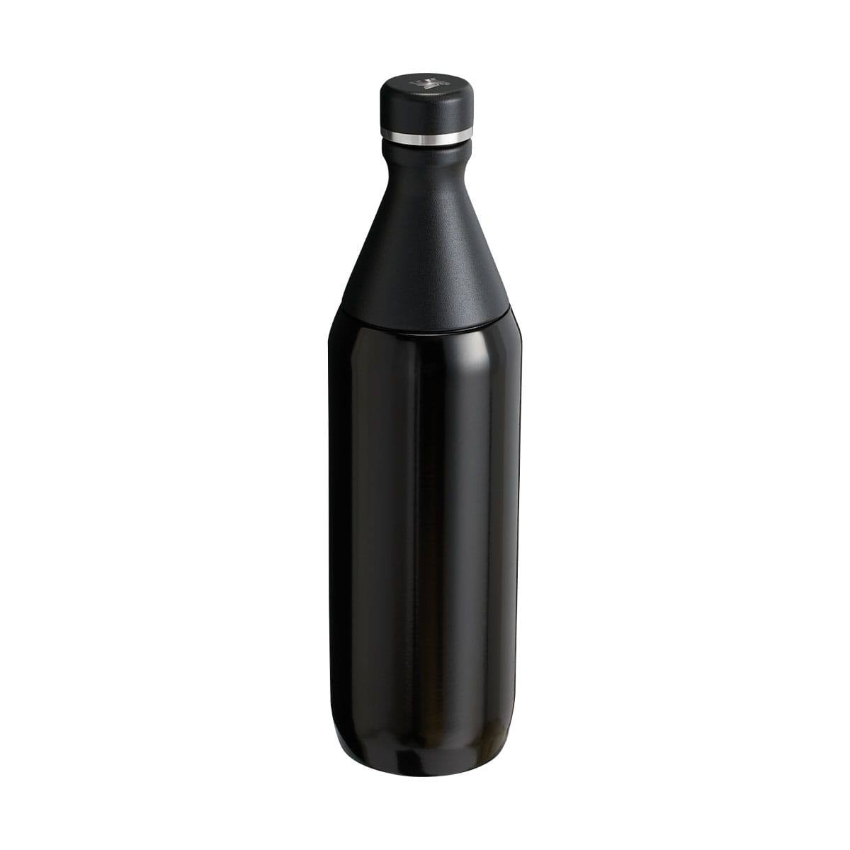 Stanley butelka All Day Slim 0.35 L z własnym nadrukiem, kolor Black Gloss