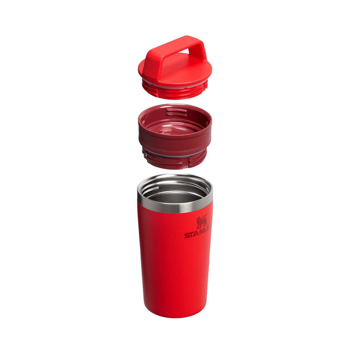 Kubek termiczny Stanley Cafe TO-GO 0,35L z własnym nadrukiem, kolor Chili