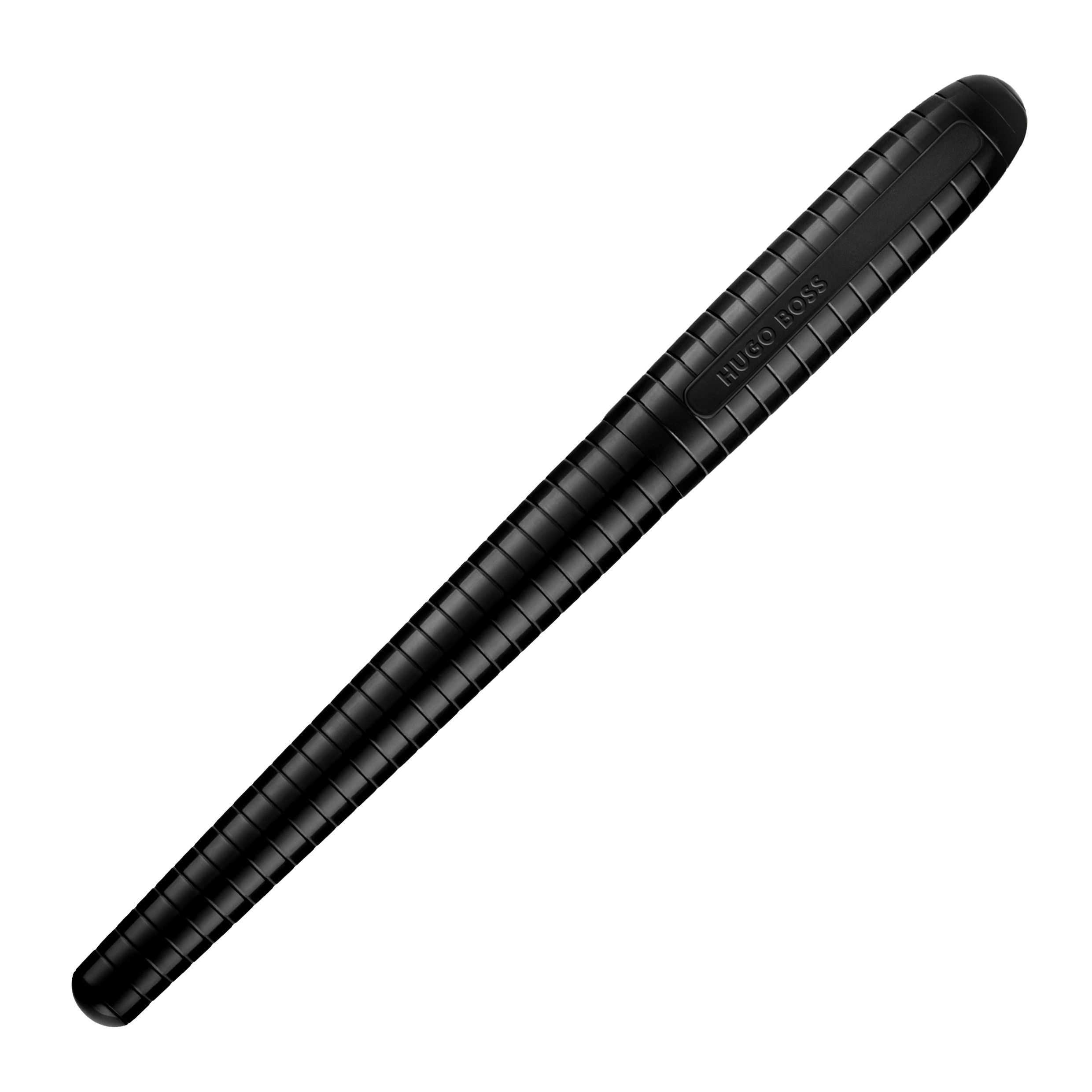 Pióro kulkowe Contour Soft Bauhaus Czarny z własnym nadrukiem, kolor Czarny