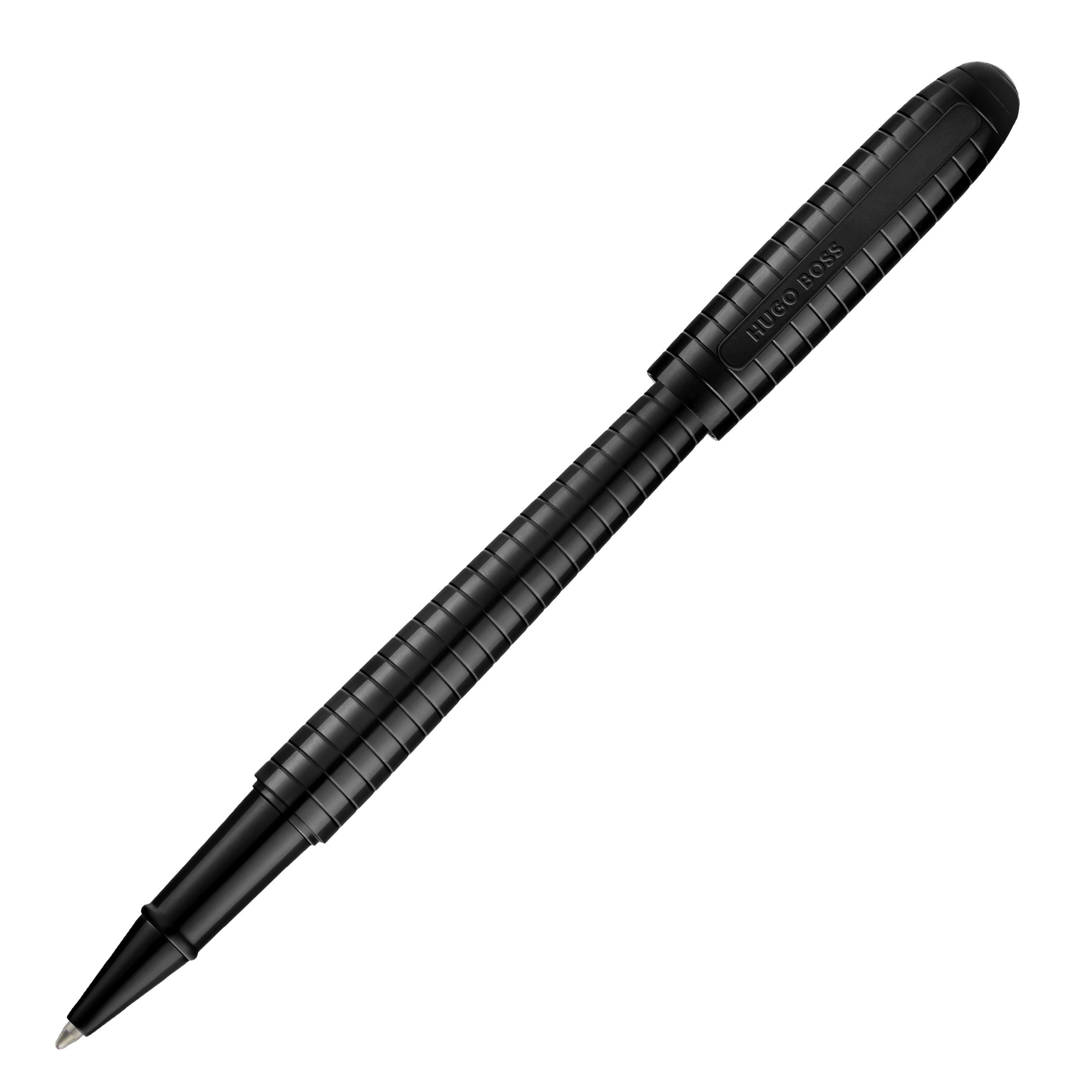 Pióro kulkowe Contour Soft Bauhaus Czarny z własnym nadrukiem, kolor Czarny
