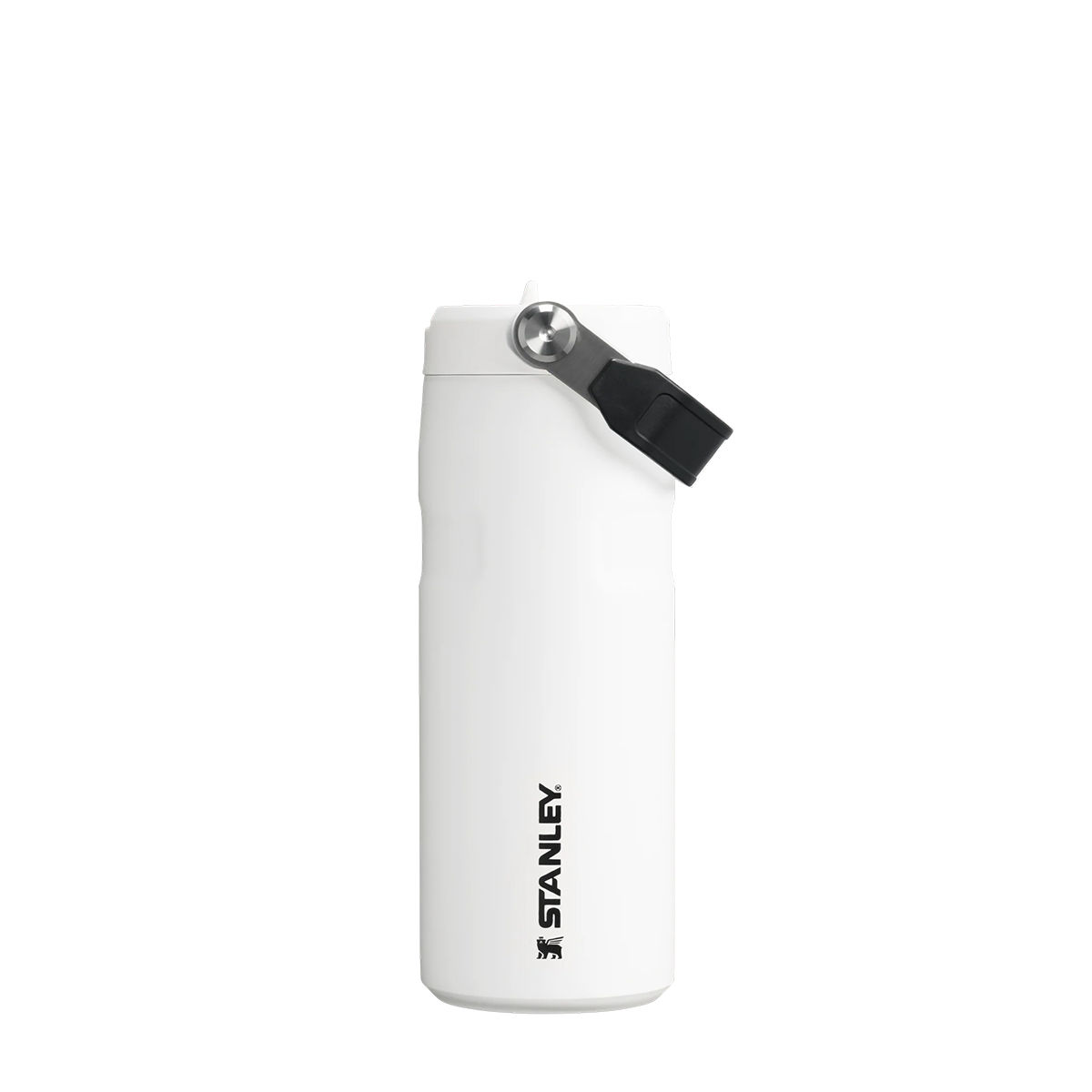 Butelka The IceFlow Bottle Flip Straw 2.0 0.47L z własnym nadrukiem, kolor Chalk