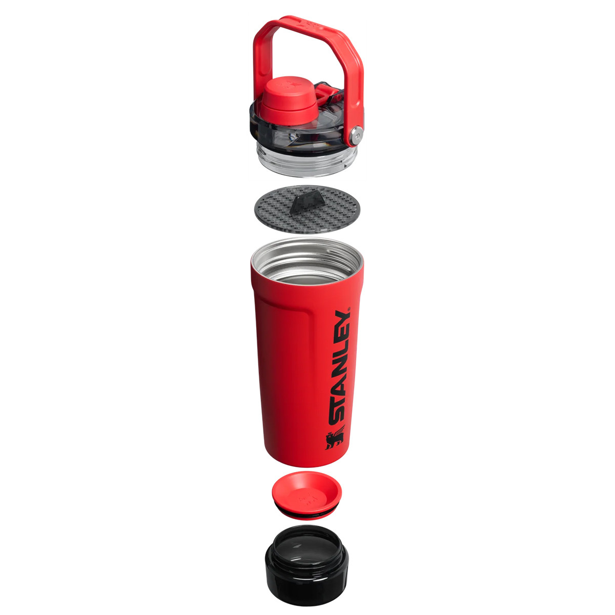 The Activate Shaker 0.6L / 20oz z własnym nadrukiem, kolor Chili Black