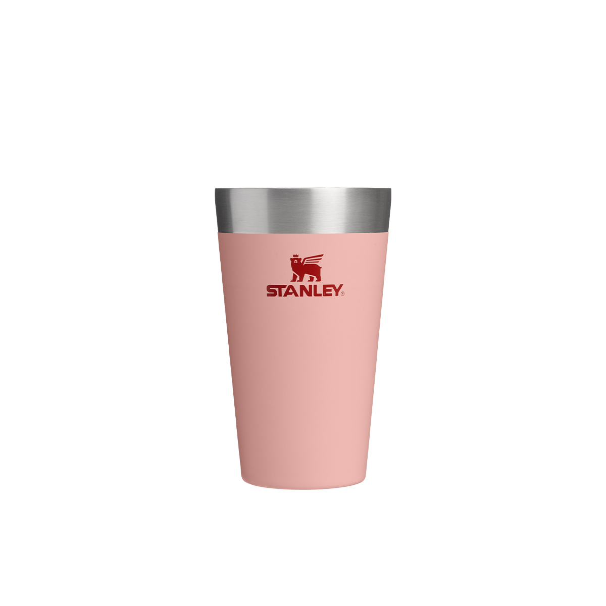 Kubek Stanley Stacking Tumbler 0,47 L z własnym nadrukiem, kolor Peach Rose
