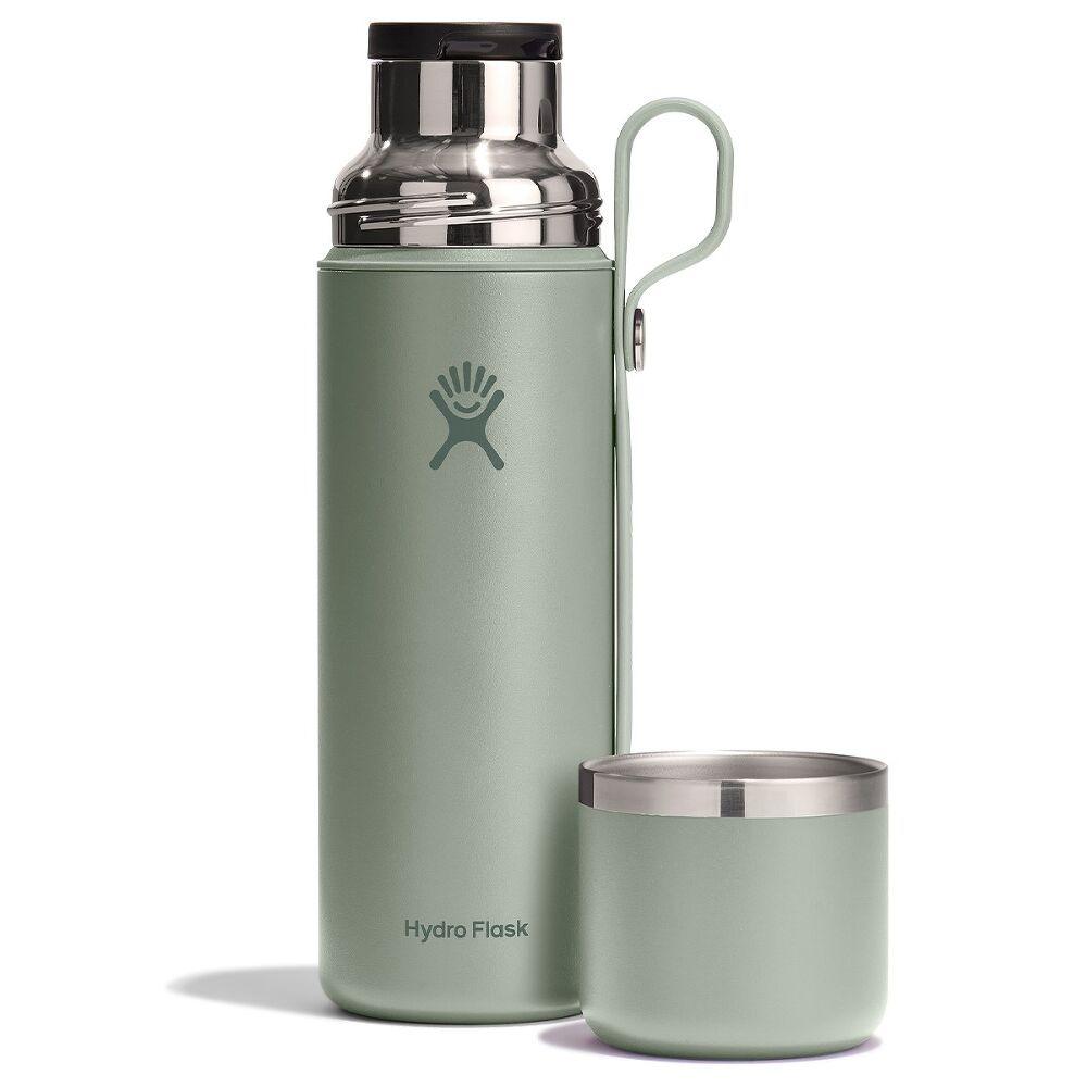 828 ML HOT FLASK AND CUP AGAVE z własnym nadrukiem, kolor Agave