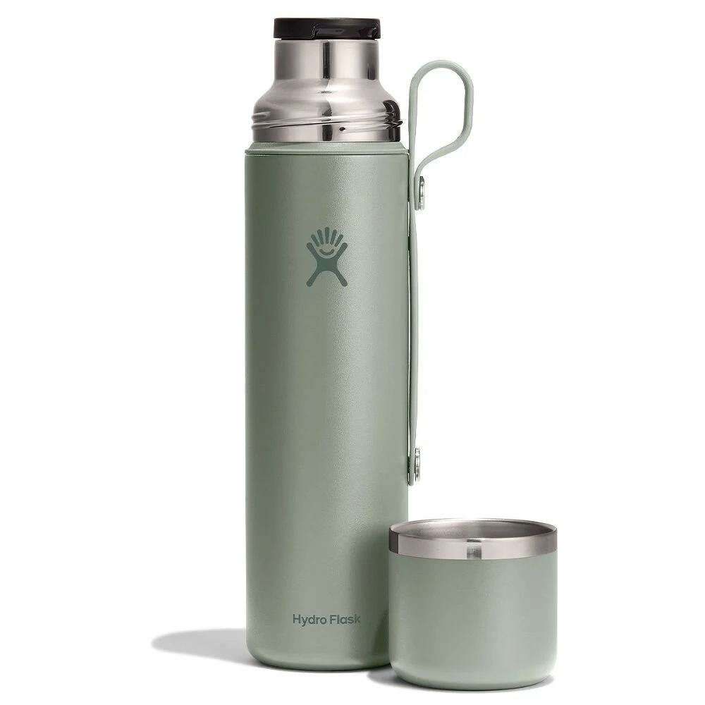 1063 ML HOT FLASK AND CUP AGAVE z własnym nadrukiem, kolor Agave